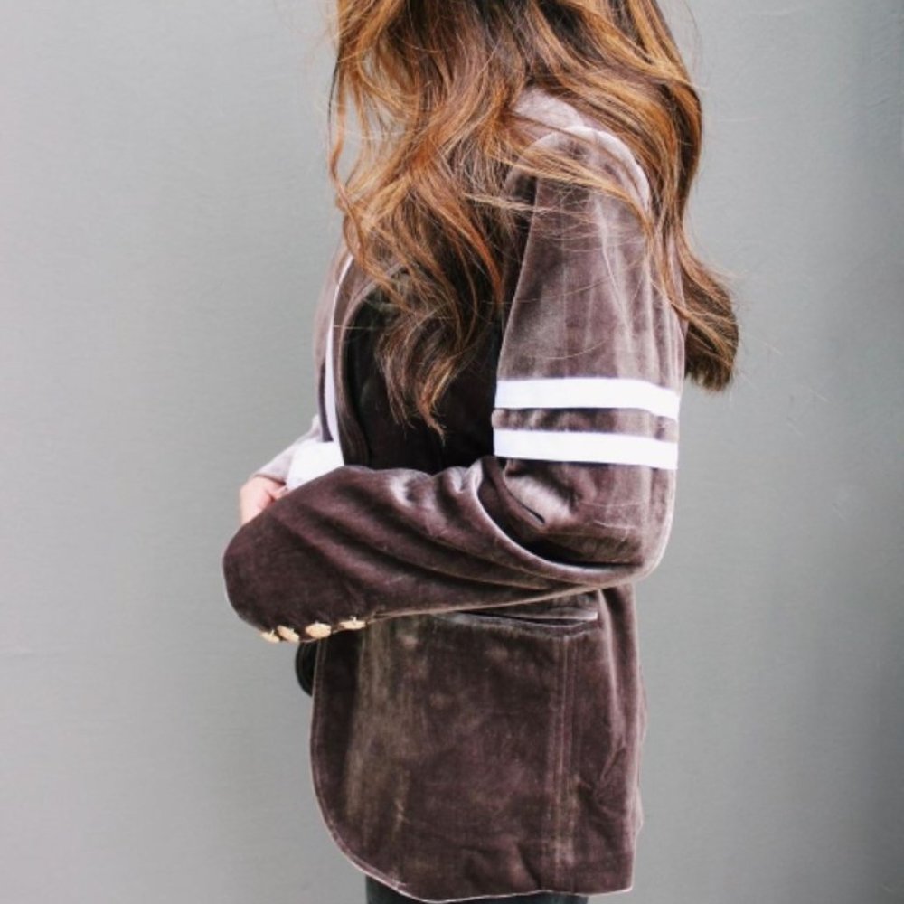 Romi Basha Velvet Blazer